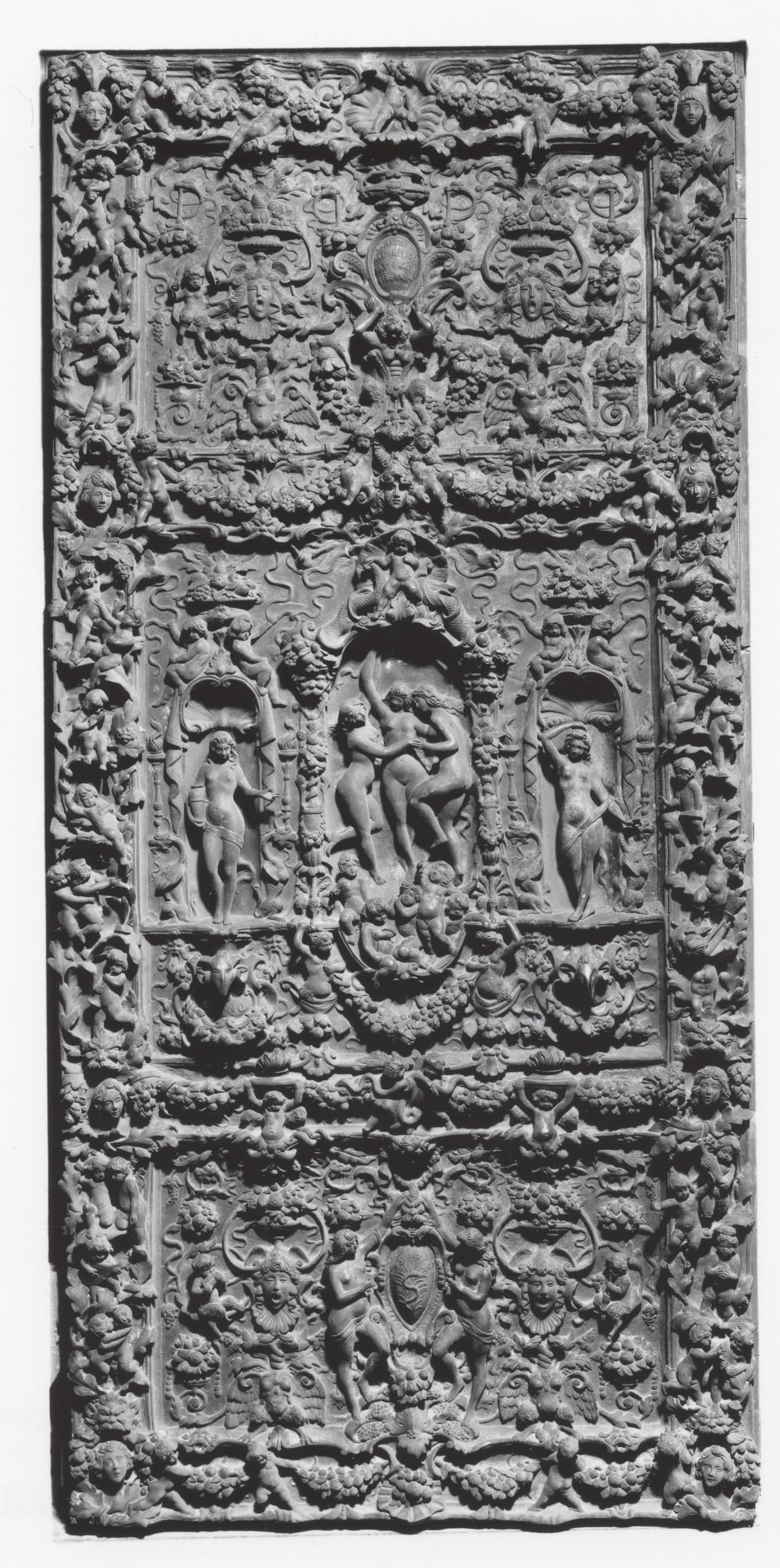 Image for High Renaissance Style Door with High Relief of Figures, Fruits and Flowers