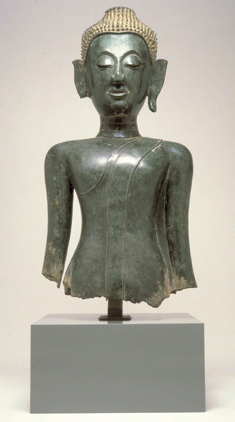 Image for Head and Torso of a Standing Buddha