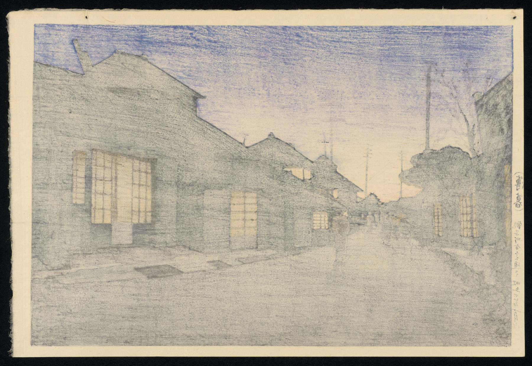 Image for Twilight at Imamiya Street, Choshi 1932