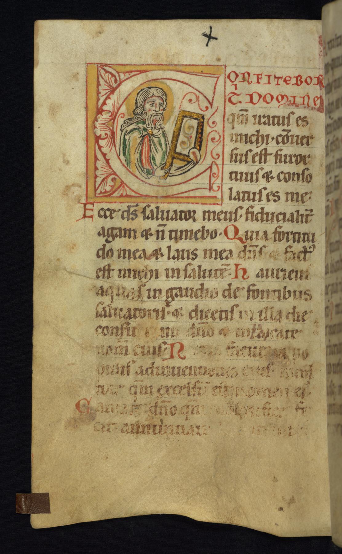 Image for Initial C with Bust of Isaiah