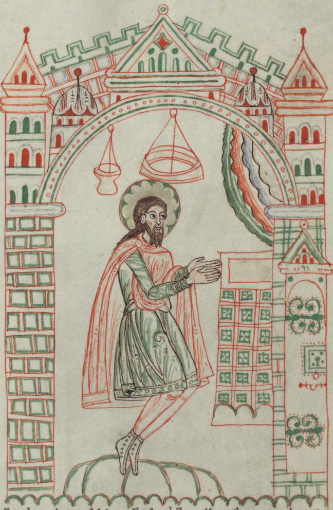 Image for Jeremiah praying in the temple