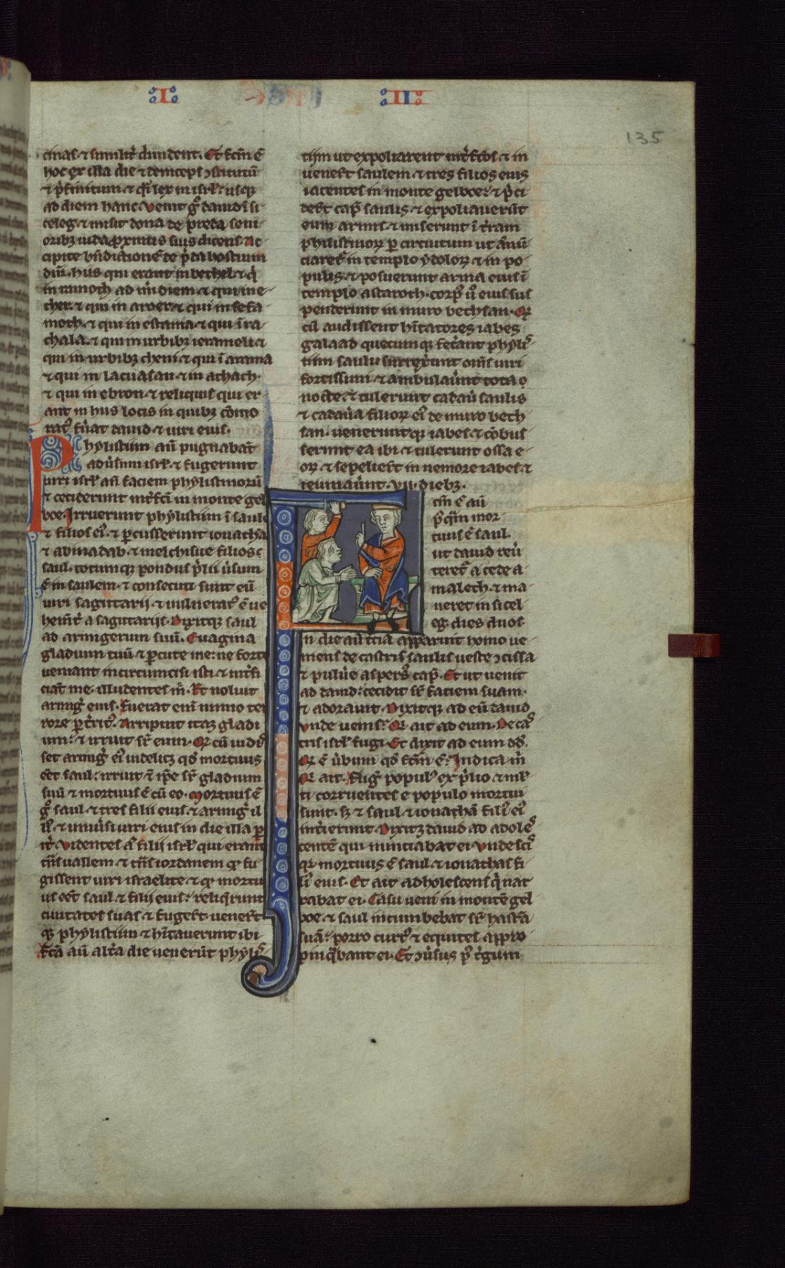 Image for Historiated Initial "F" with David and the Amalekite