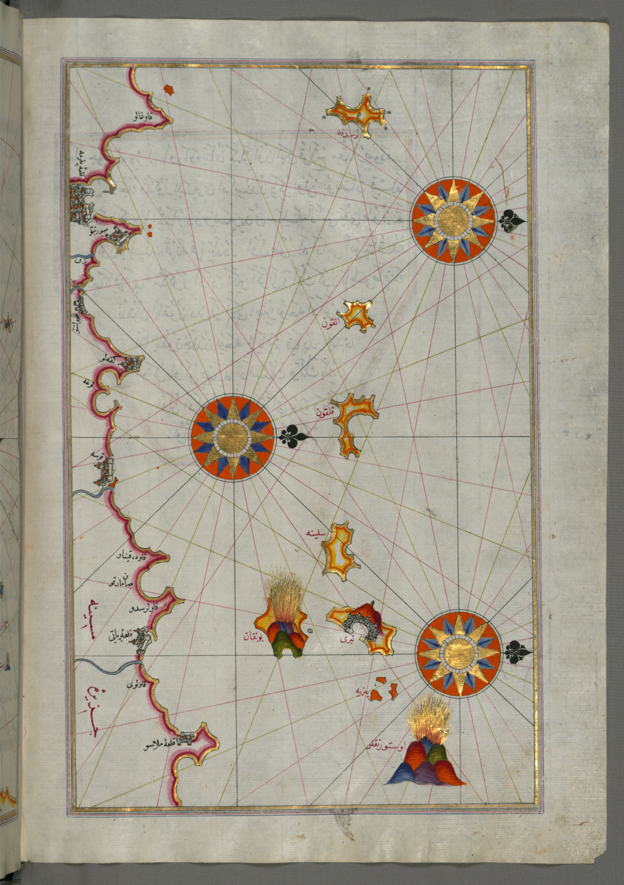 Image for Map of the Northern Coast of Sicily From Milazzo to Palermo