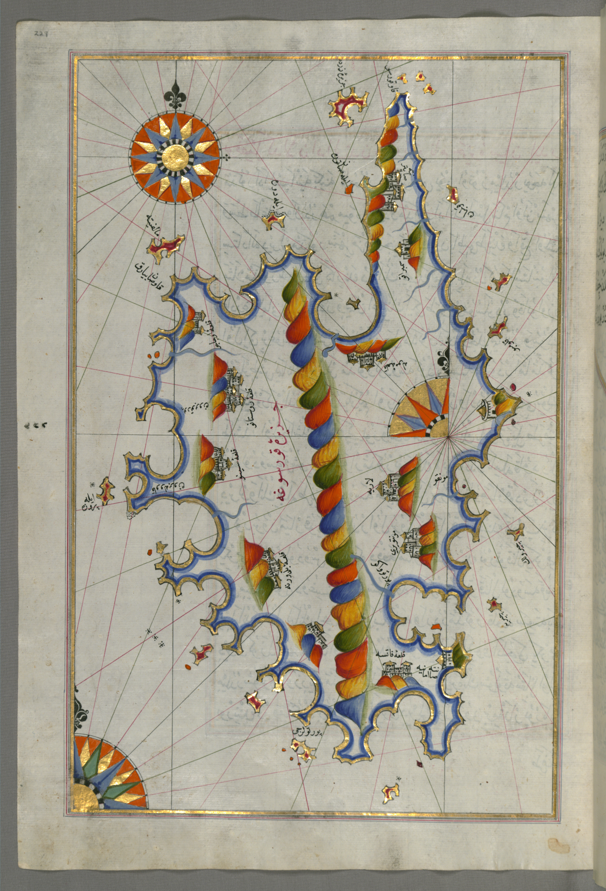 Image for Map of the Island of Corsica