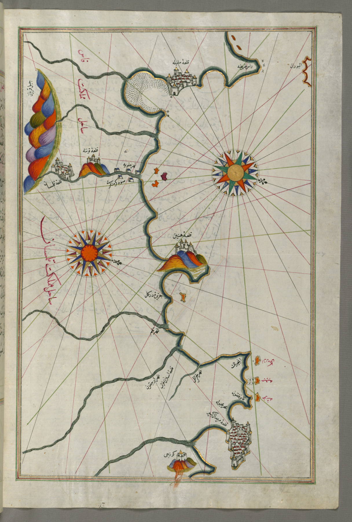 Image for Map of the Moroccan and Algerian Coast From Melilla and Northwest of Tlemcen