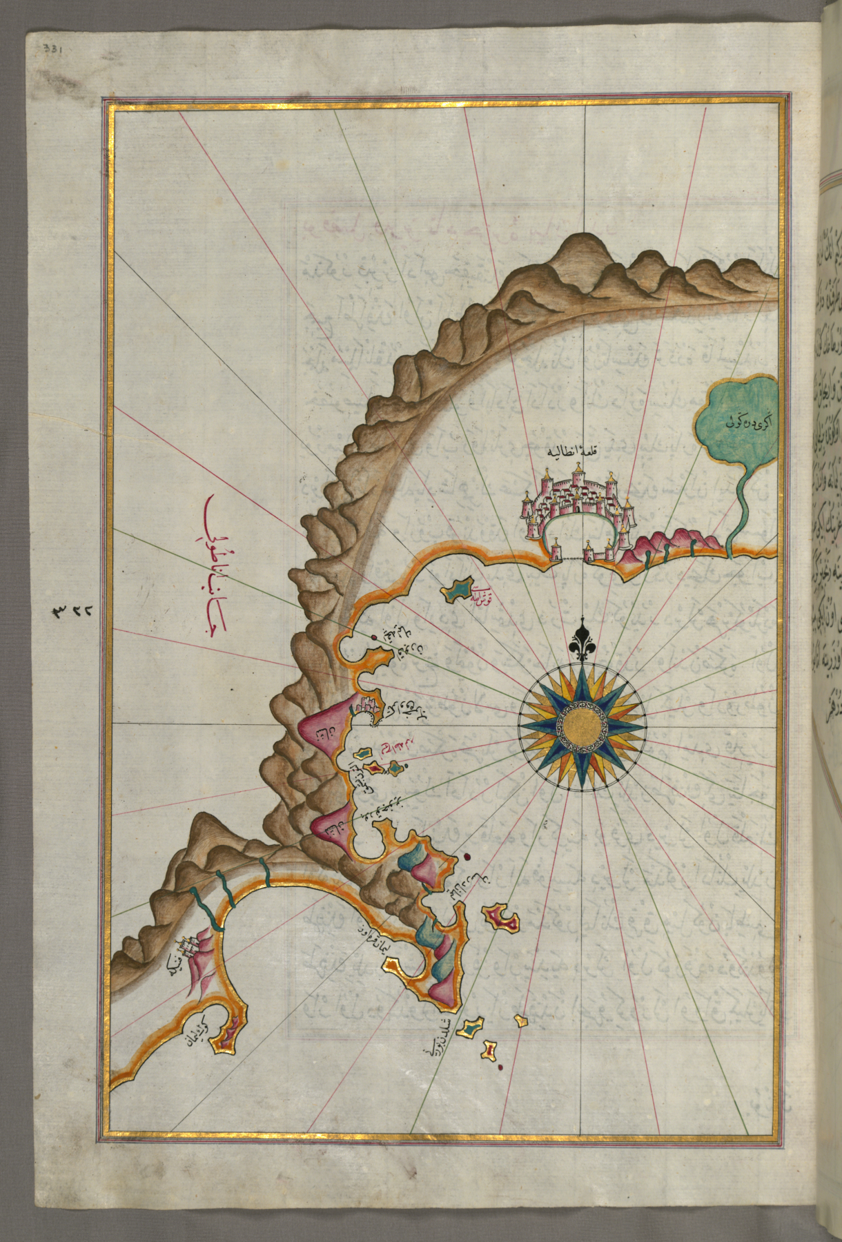 Image for Map of the Anatolian Coast From Alanya to Andalye