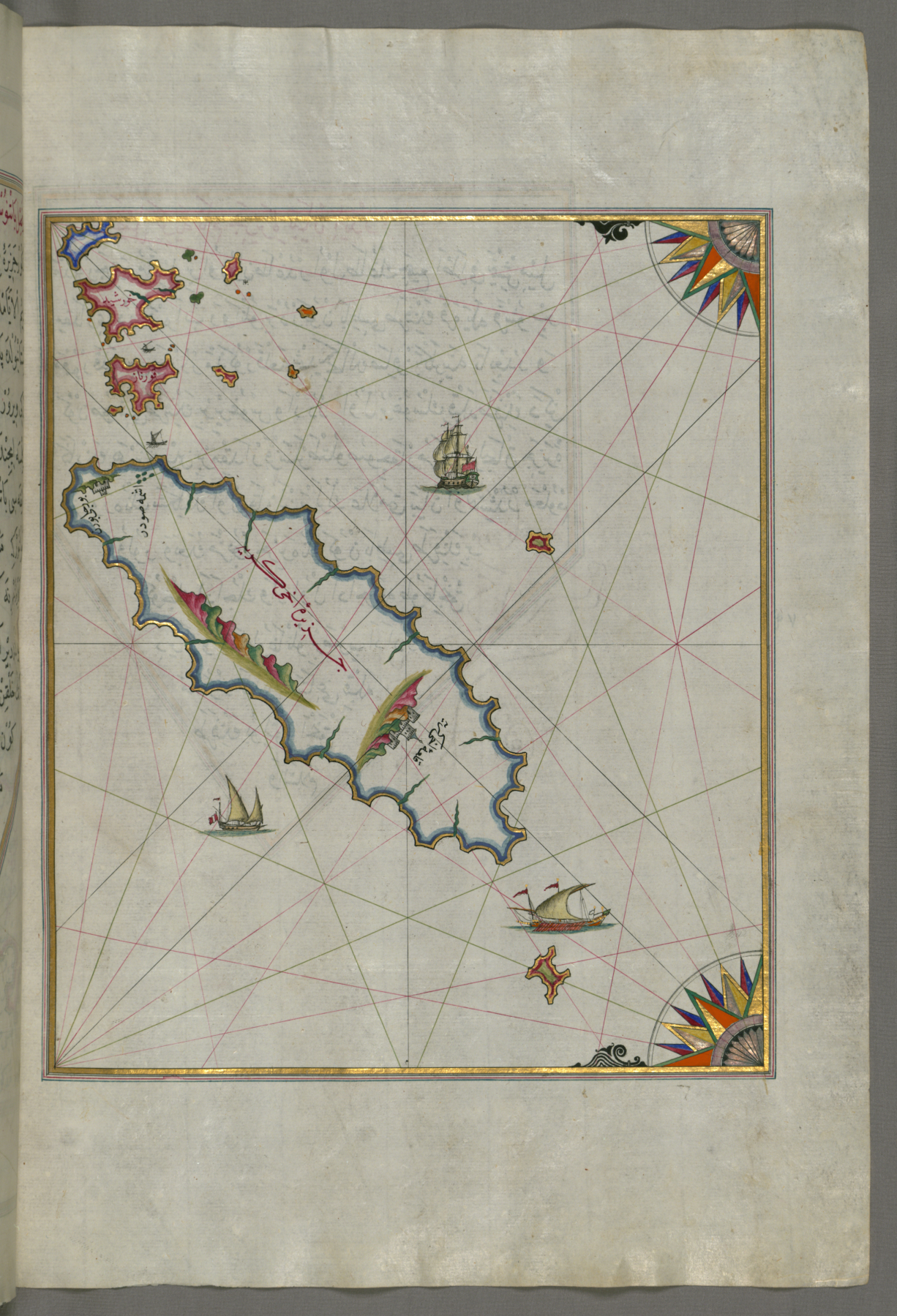 Image for Map of the Island of Ikaria in the Eastern Aegean Sea