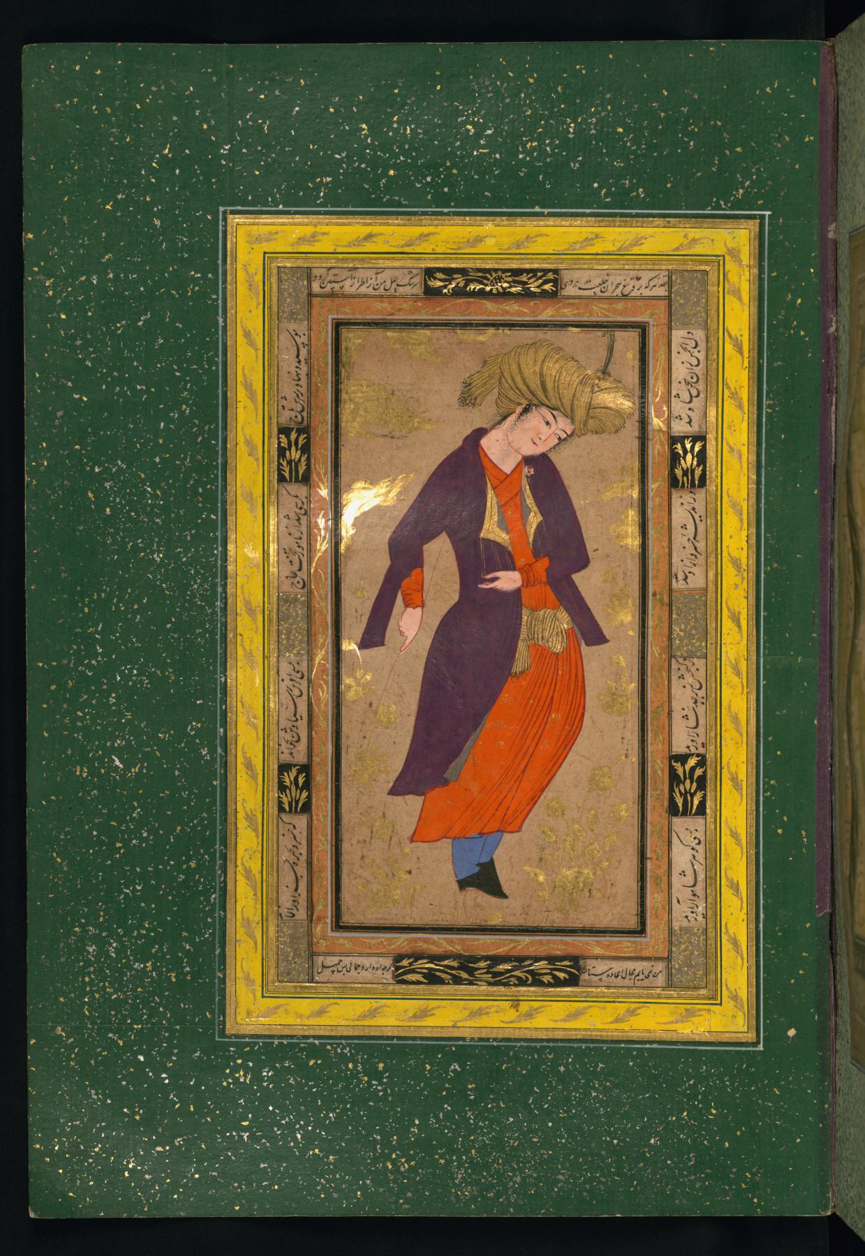 Image for Leaf from Album of Persian Miniatures and Calligraphy