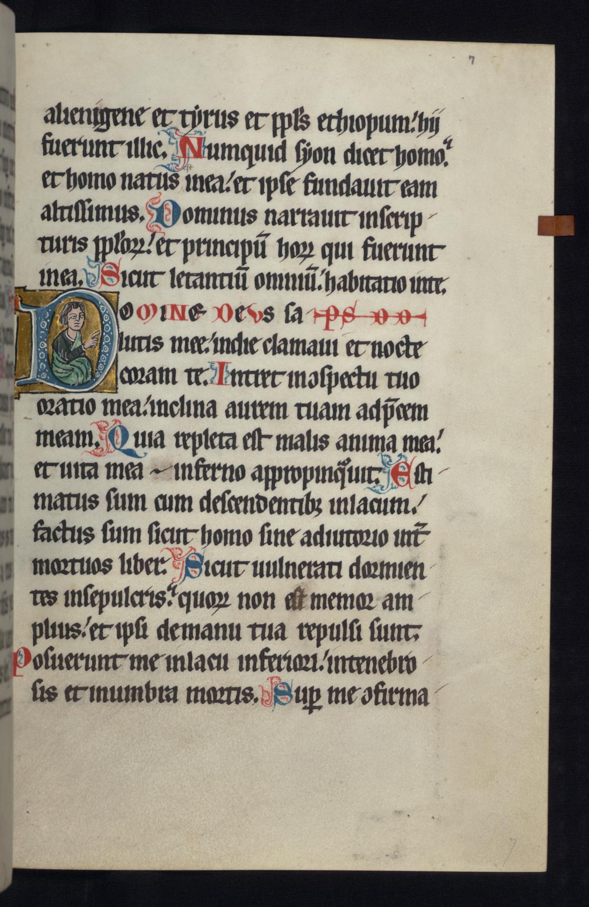 Image for Historiated Initial "D" with an Apostle