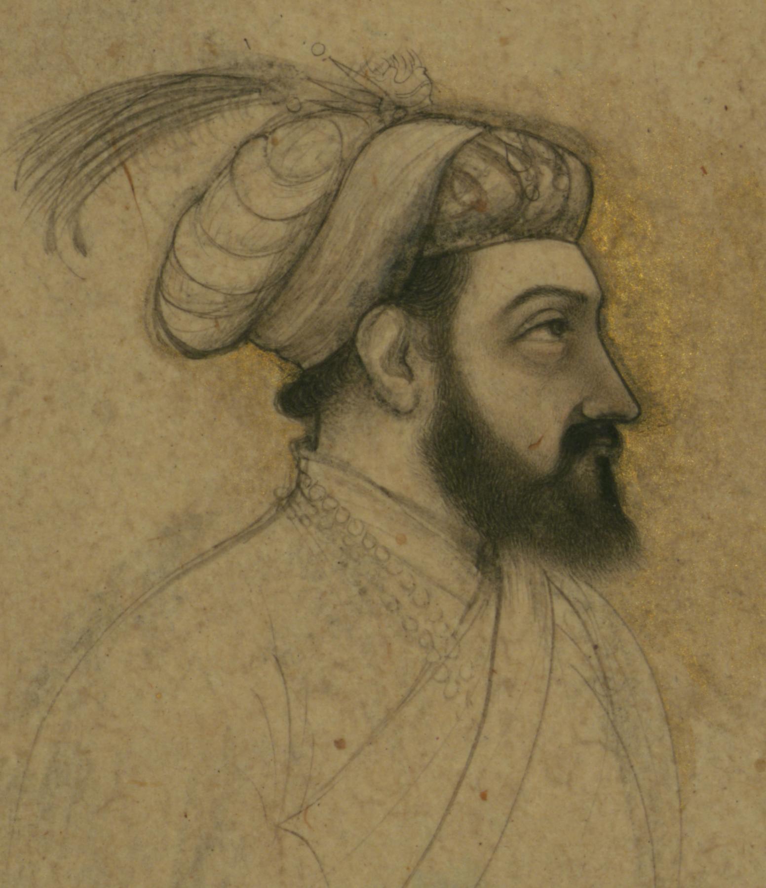 Image for Single Leaf of a Portrait of Shah Jahan