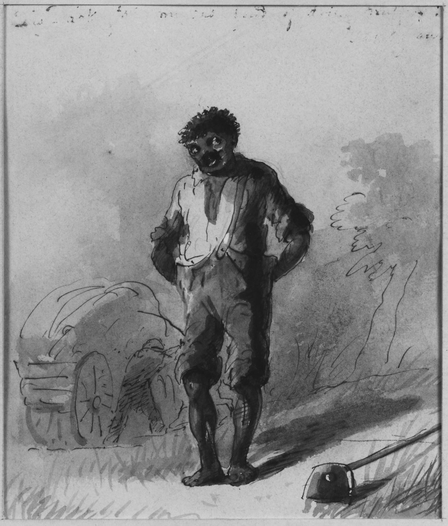 Image for Man standing in a landscape