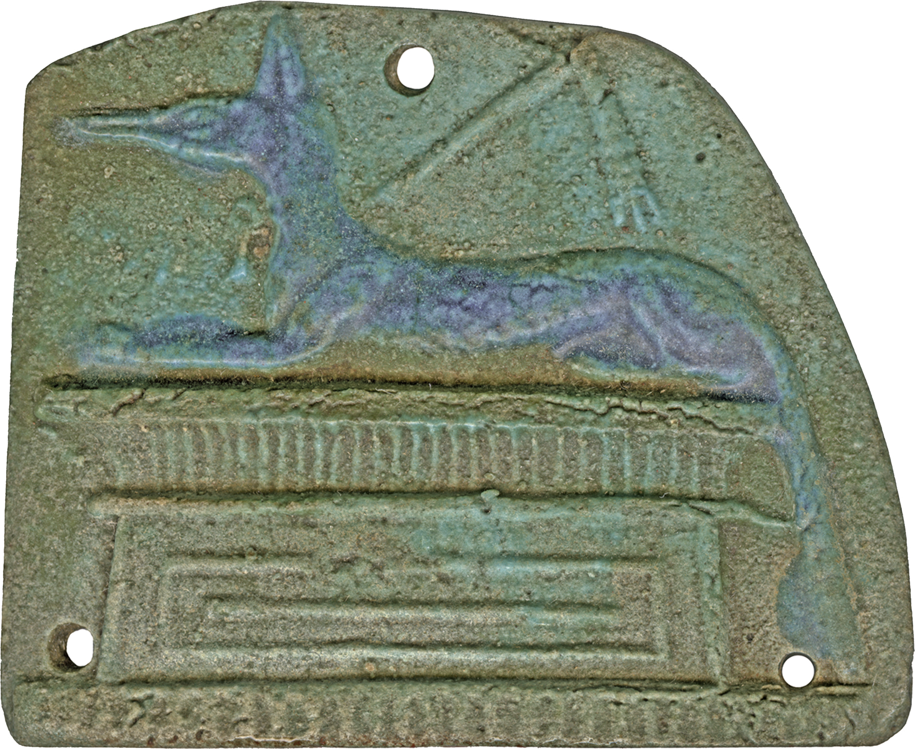 Image for Plaque with a Jackal Shaped Anubis