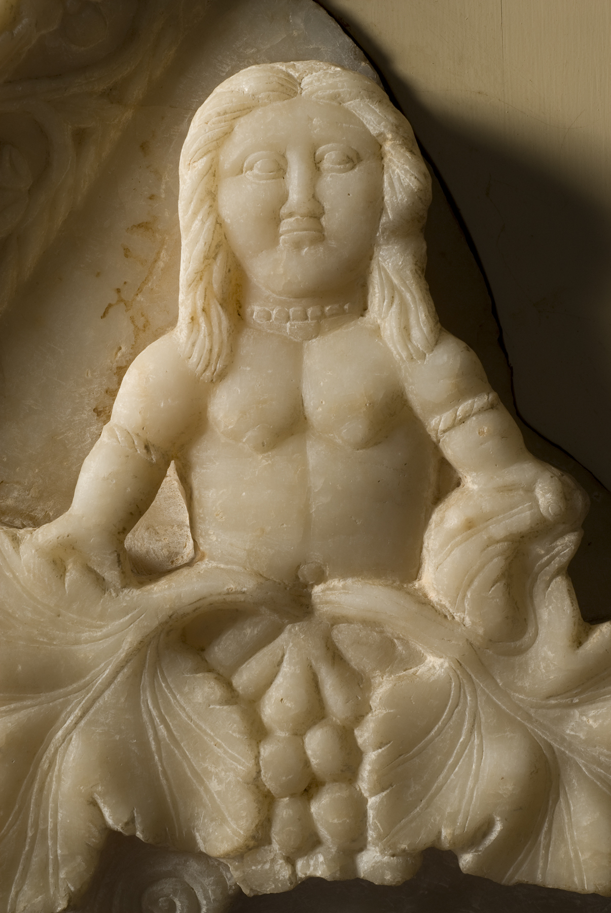 Image for Fragment of a Pediment with a Goddess