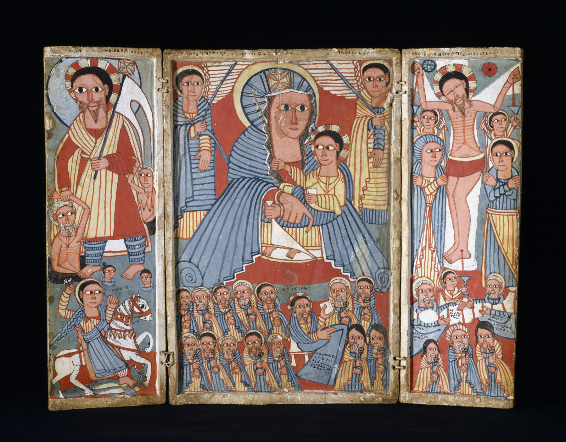 Image for The Virgin and Child with Archangels, Scenes from the Life of Christ, and Saints
