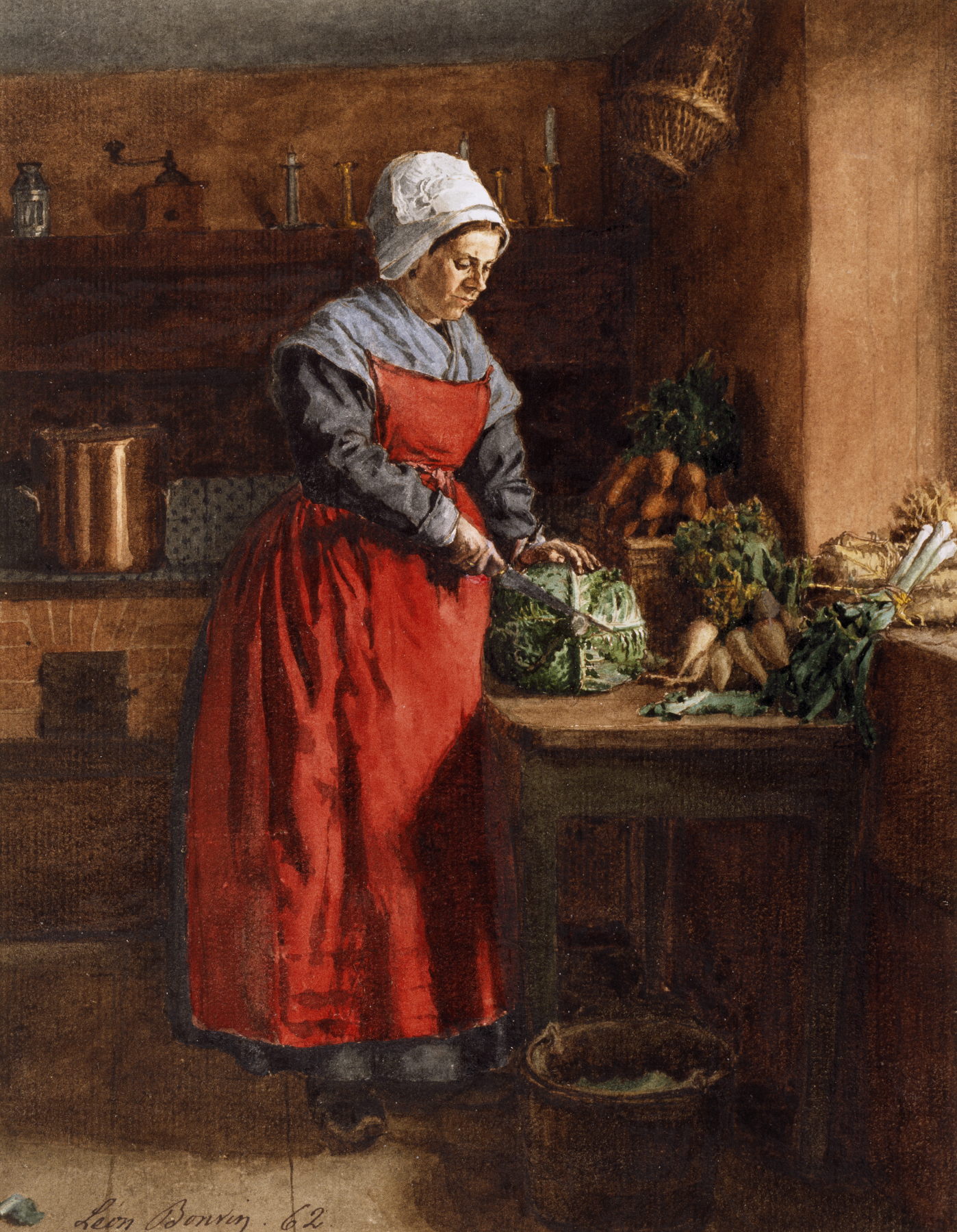 Image for A Cook in a Red Apron in the Inn at Vaugirard