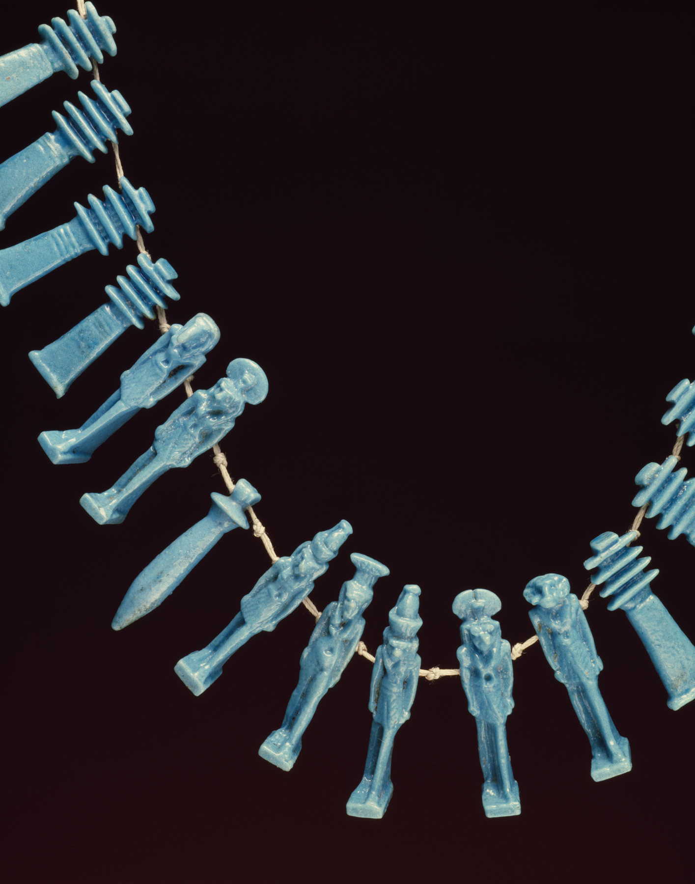 Image for Group of 16 Amulets Strung as a Necklace