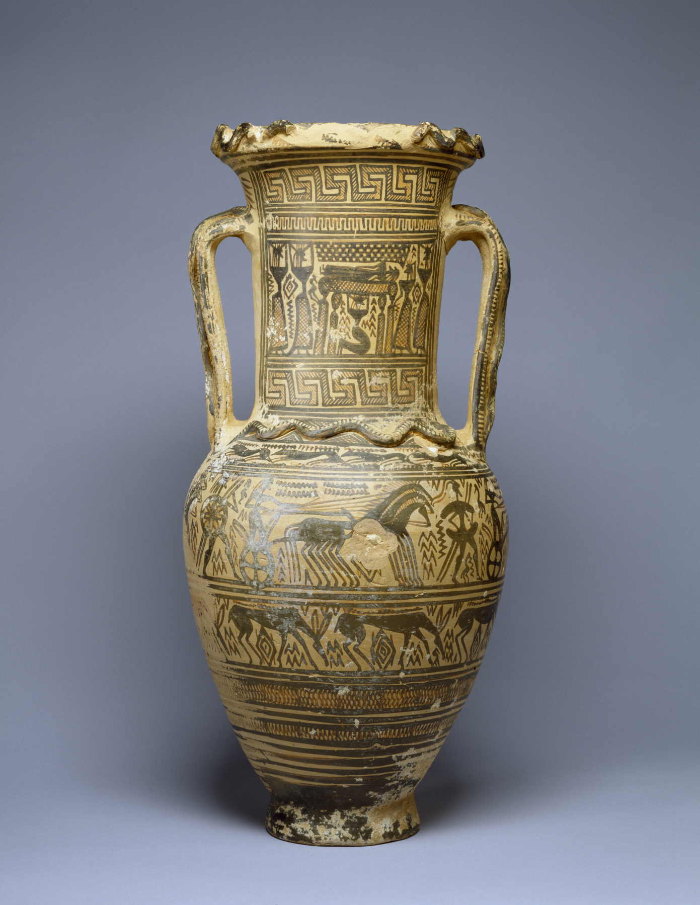 Image for Amphora with Funerary Scenes