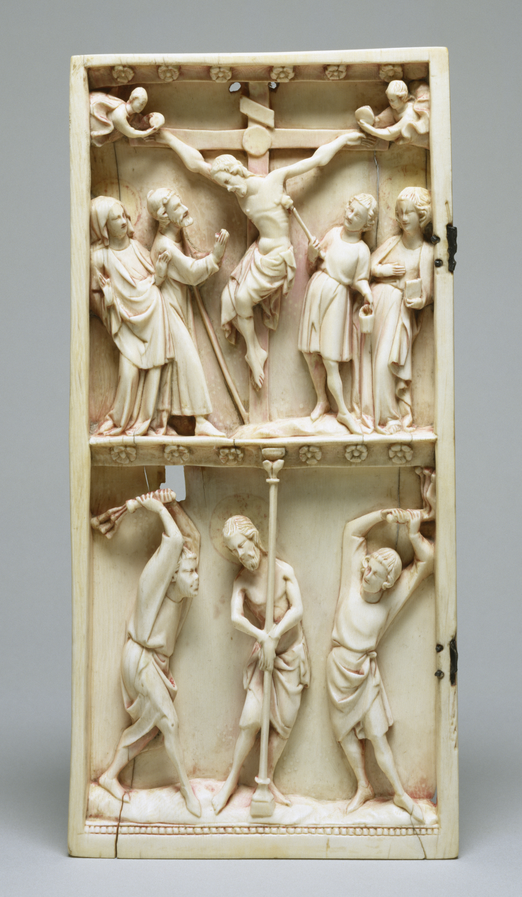 Image for Diptych Leaf with the Crucifixion and Flagellation