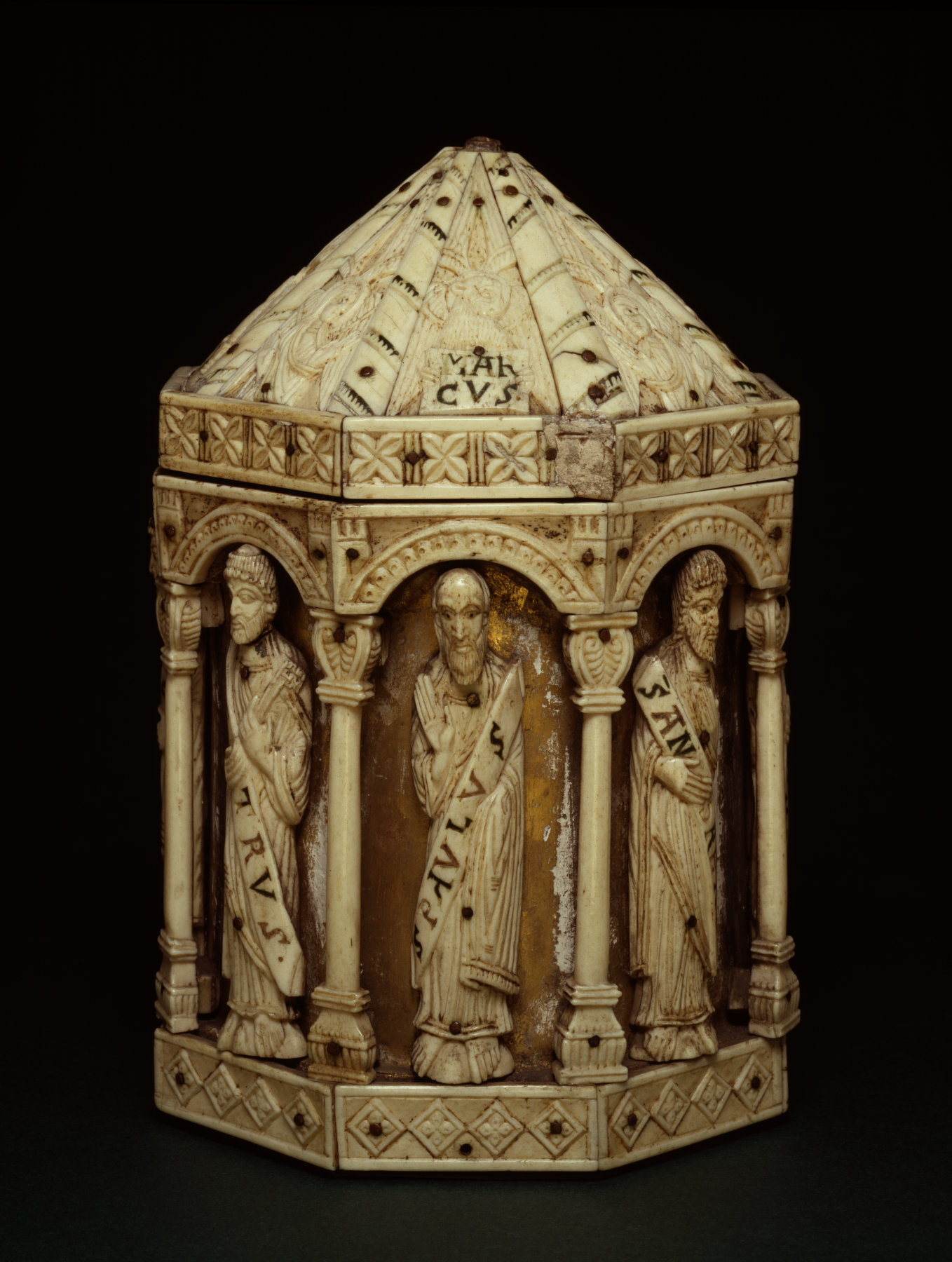 Reliquary With Apostles Mid 13th Century Medieval Acquired By Henry Reliquary With Apostles Mid 13th Century Medieval Acquired By Henry