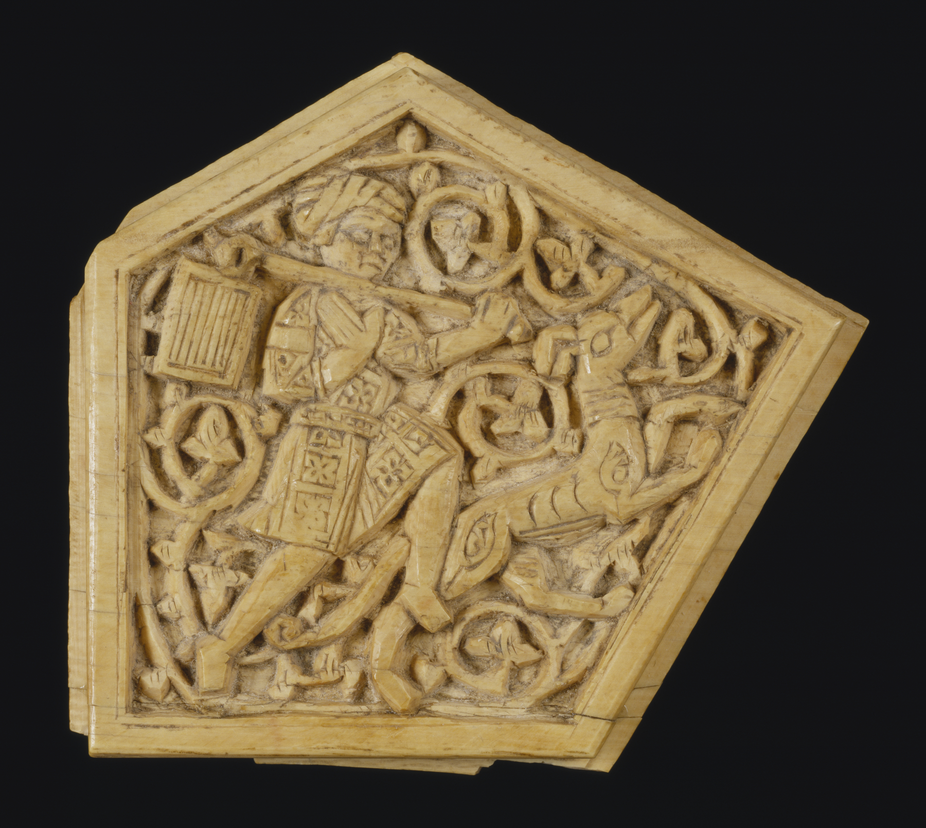 Image for Plaque with Figural Scene
