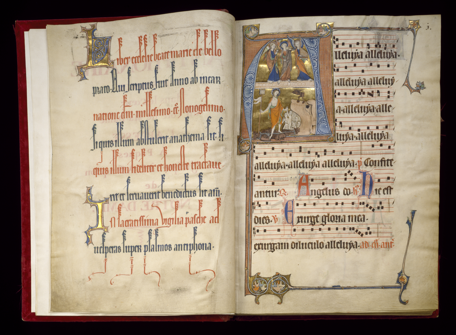 Image for Leaf from the Beaupré Antiphonary (Volume I)