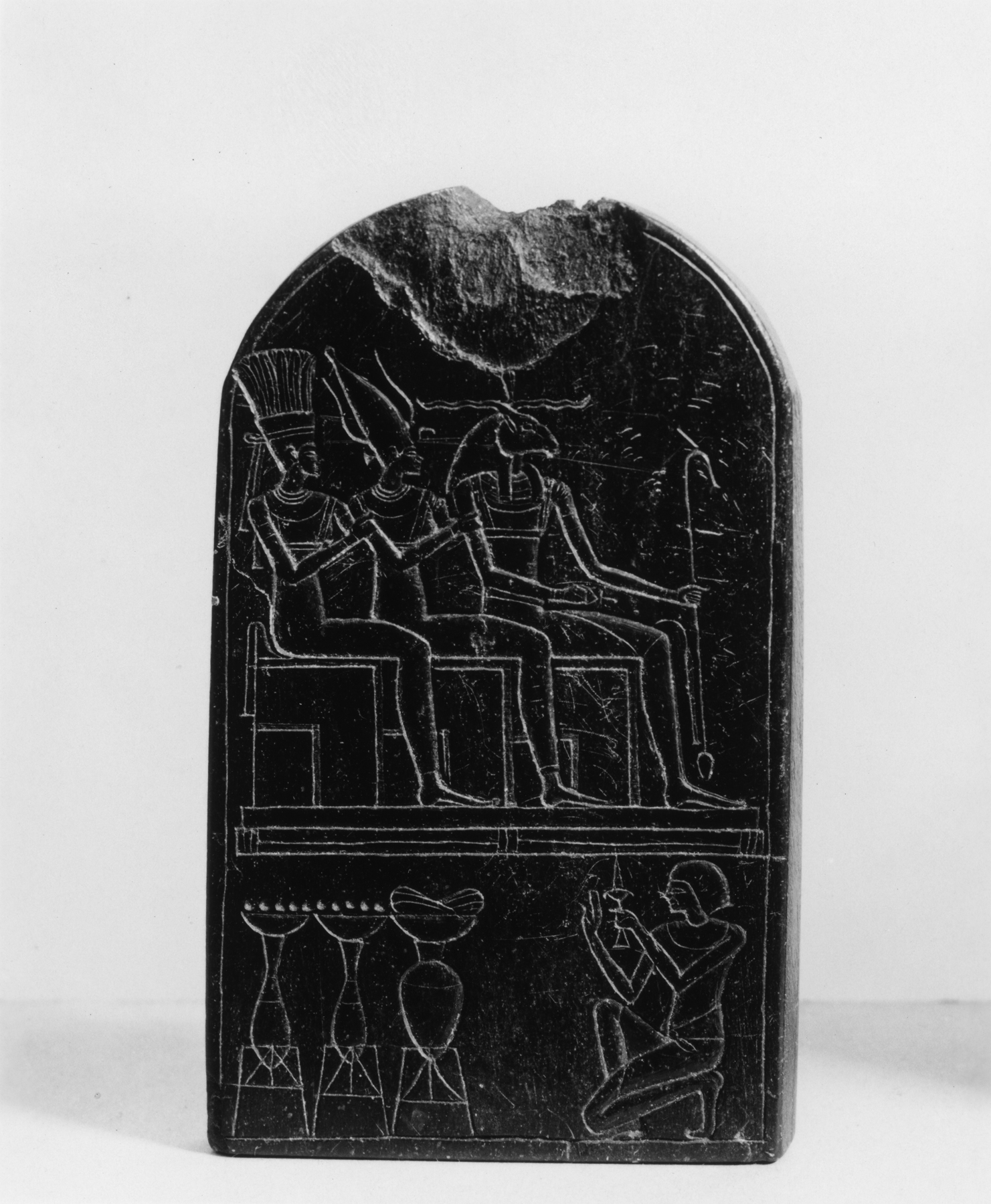 Image for Stele with the Divine Triad