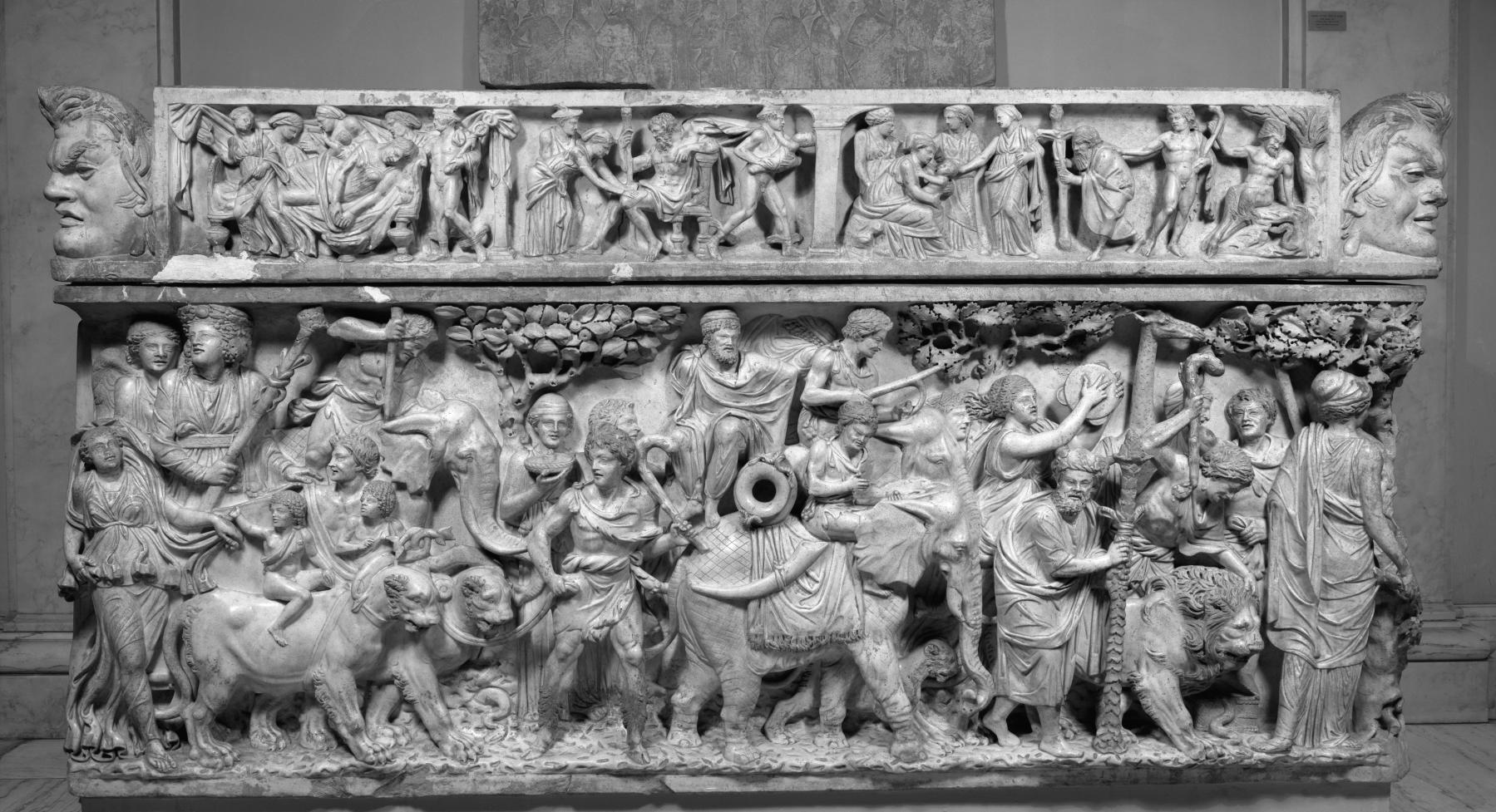 Image for Sarcophagus with the Triumph of Dionysus
