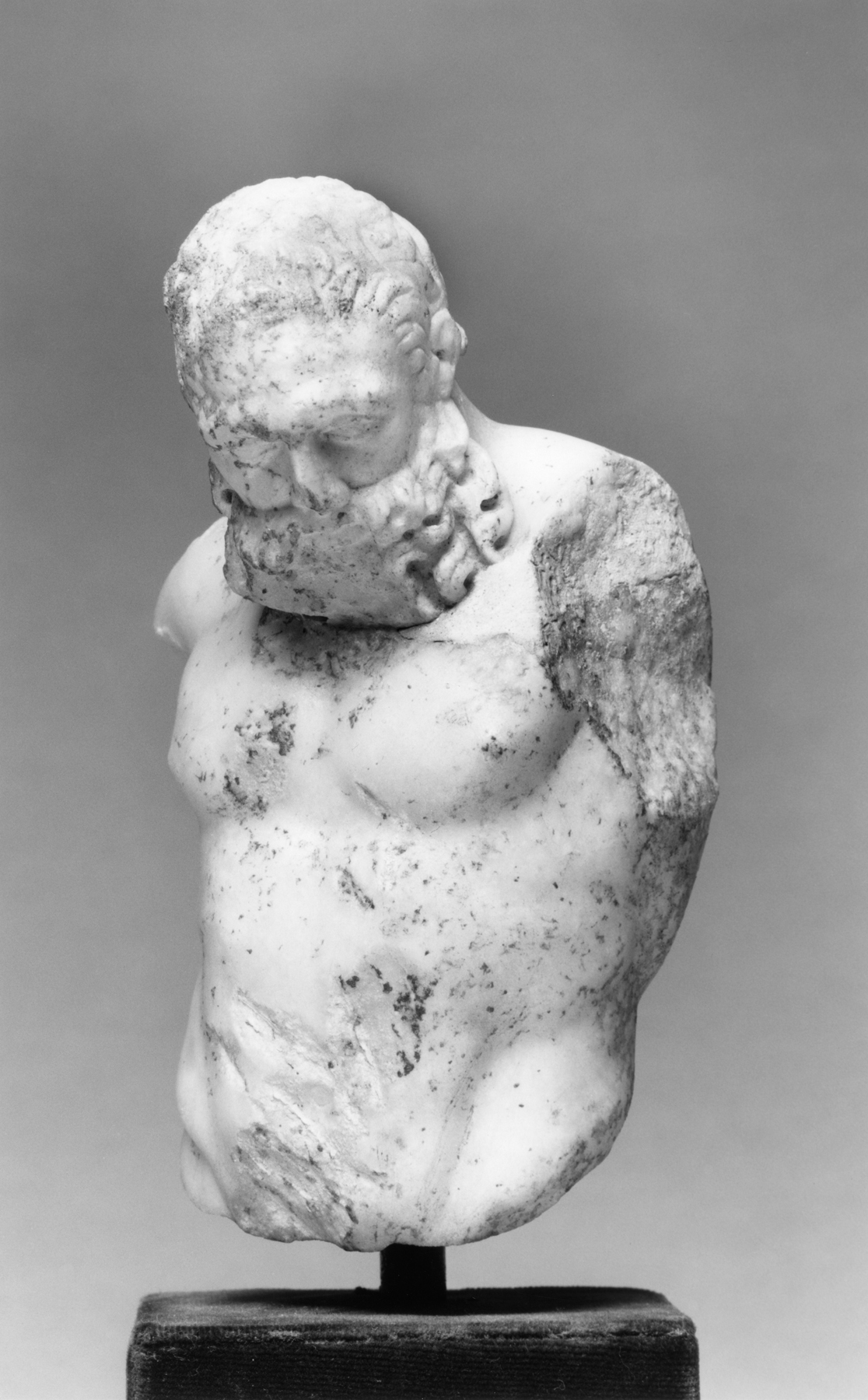 Image for Head and Torso of a Figure, Possibly Herakles (?)