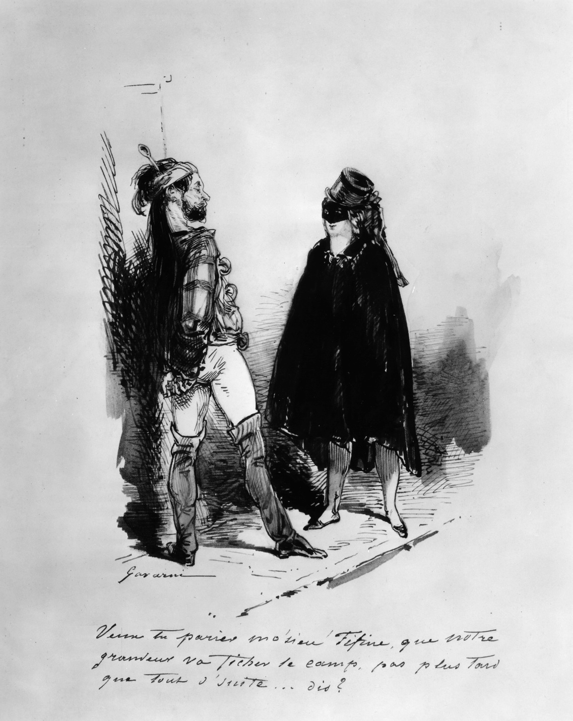 Image for Man and woman in Masquerade costumes