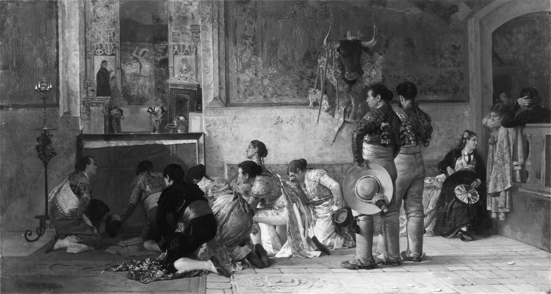 Image for Toreros at Prayer before Entering the Arena