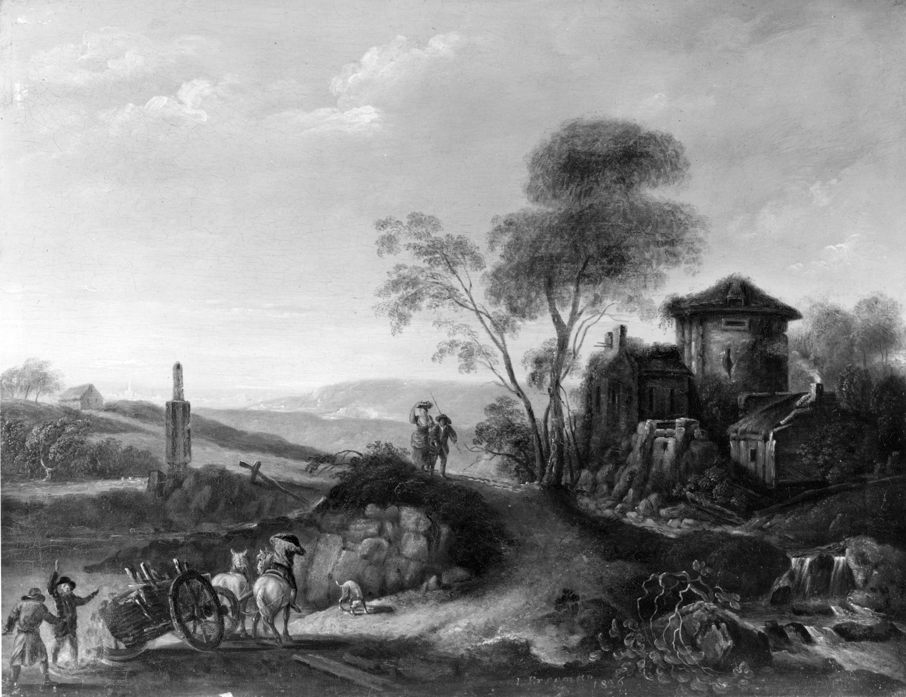 Image for Romantic Landscape with Figures