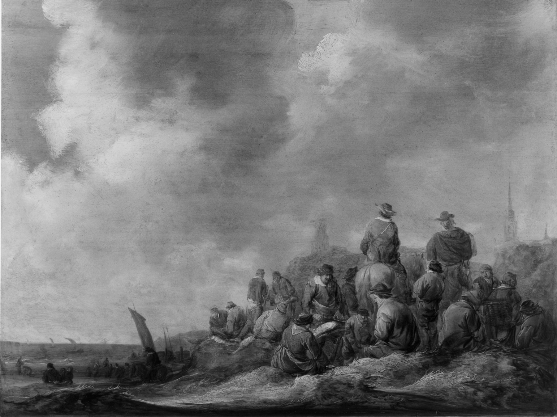 Image for Fishers on the Shore at Scheveningen