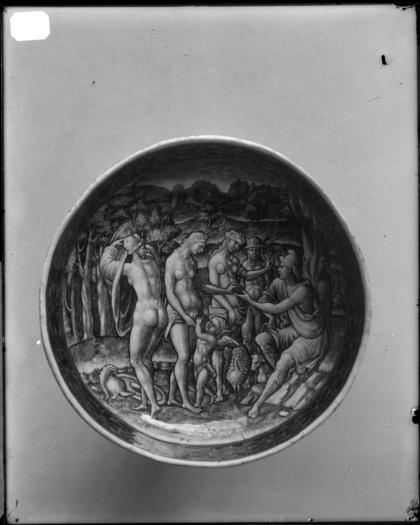 Image for Footed Dish with the Judgment of Paris