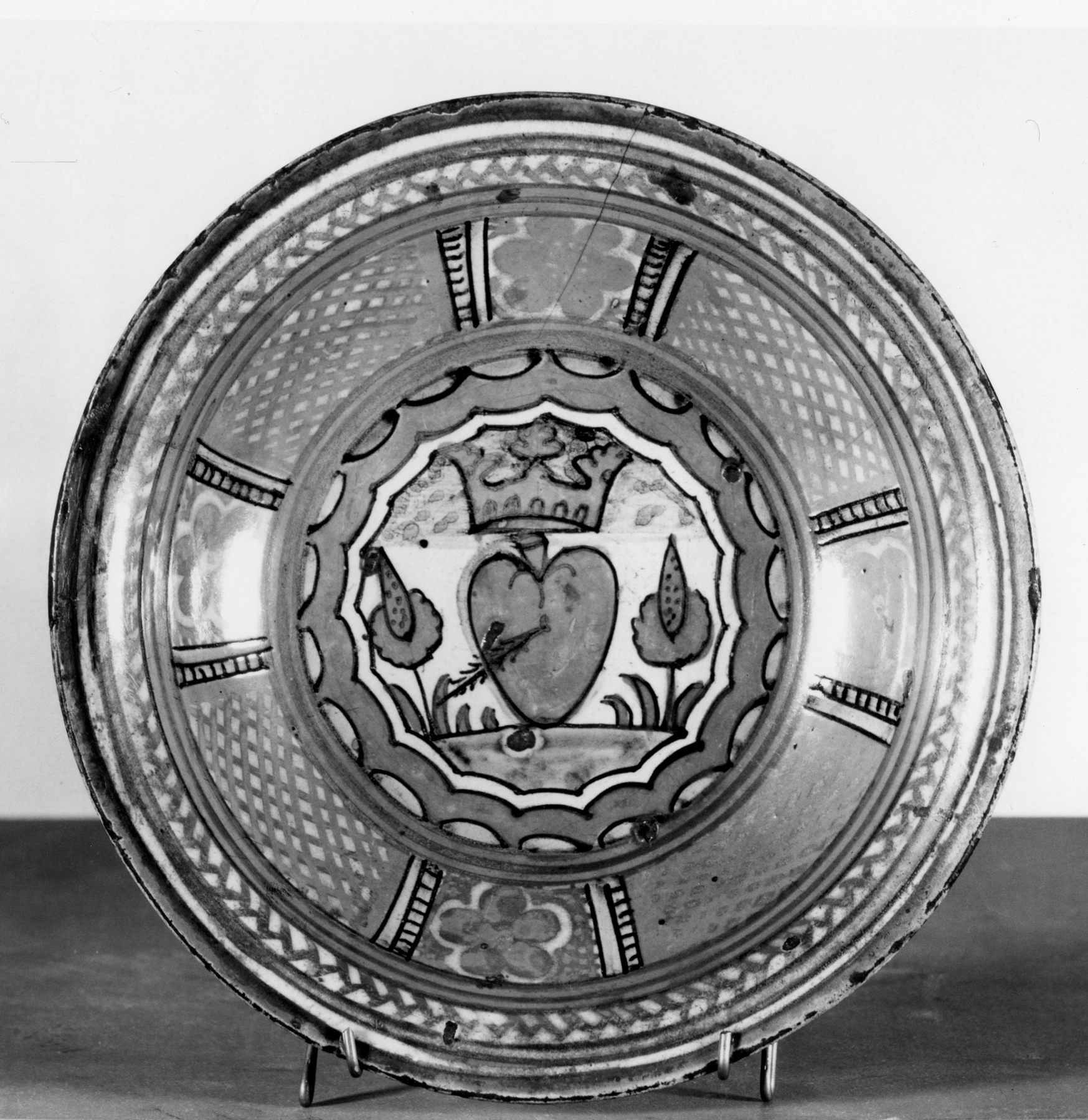 Image for Bowl with Crowned Pierced Heart