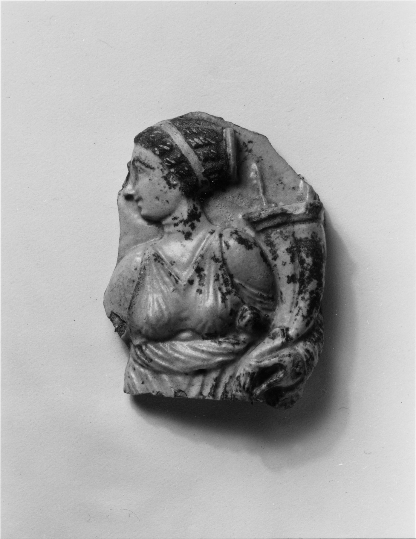 Image for Oinochoe Fragment with Queen Arsinoe II