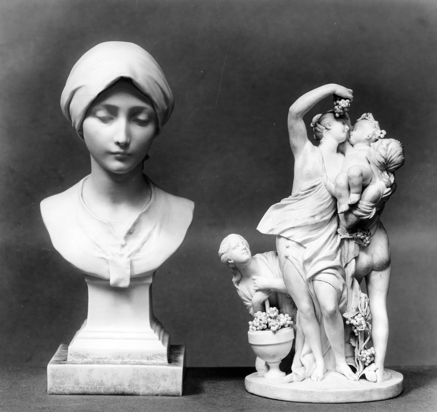 Image for Statuette with Cupid Borne by the Three Graces