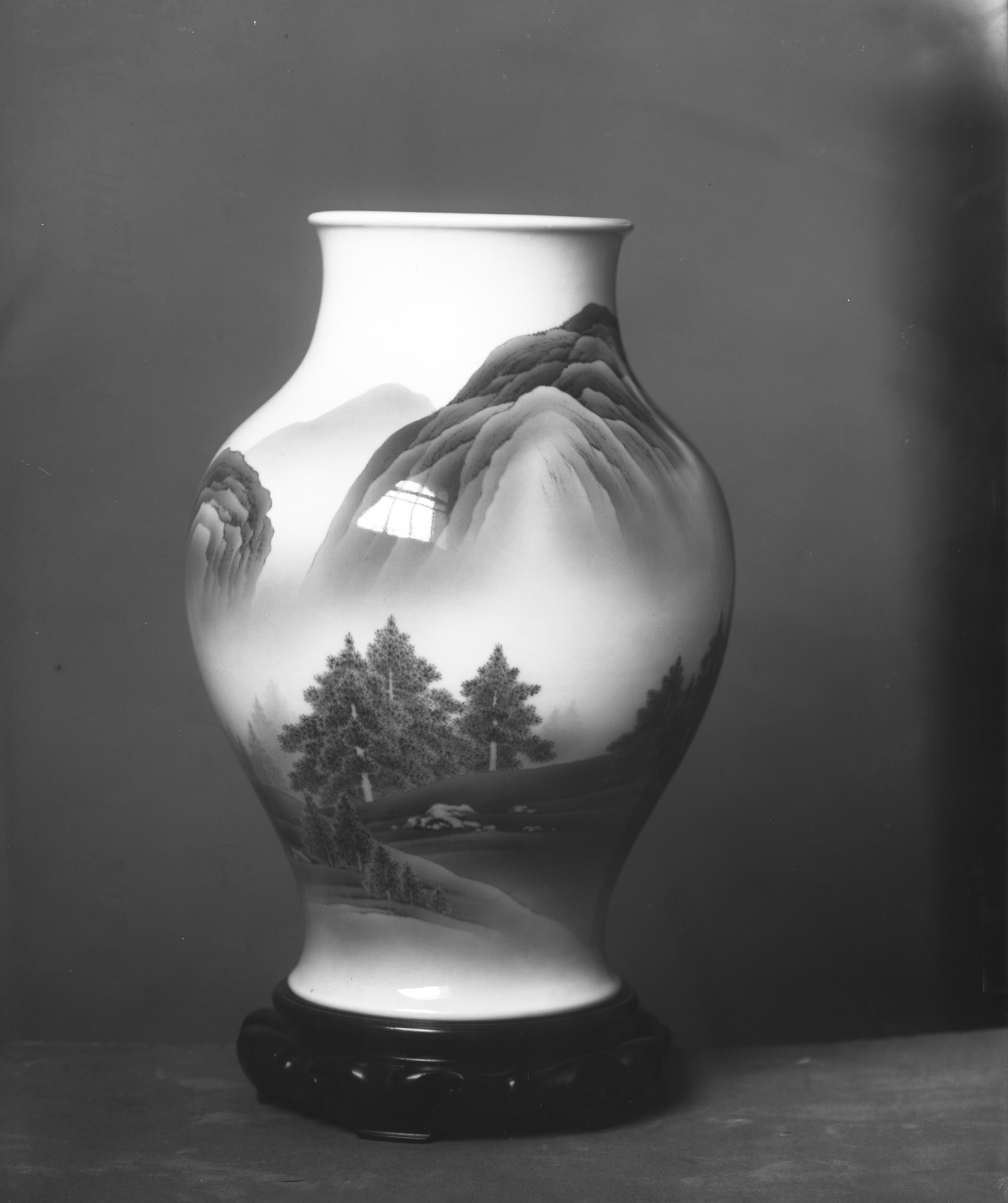 Image for Vase with Mountain Landscape
