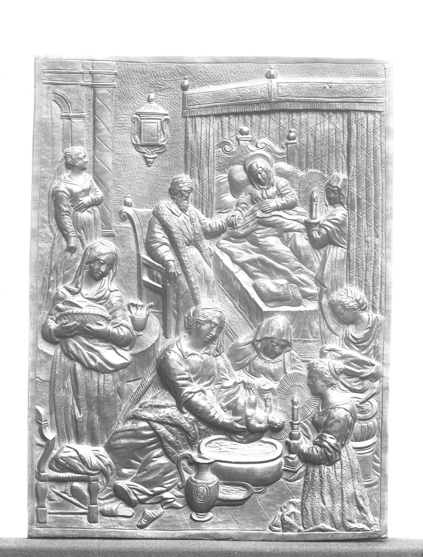 Image for Plaque with the Birth of the Virgin