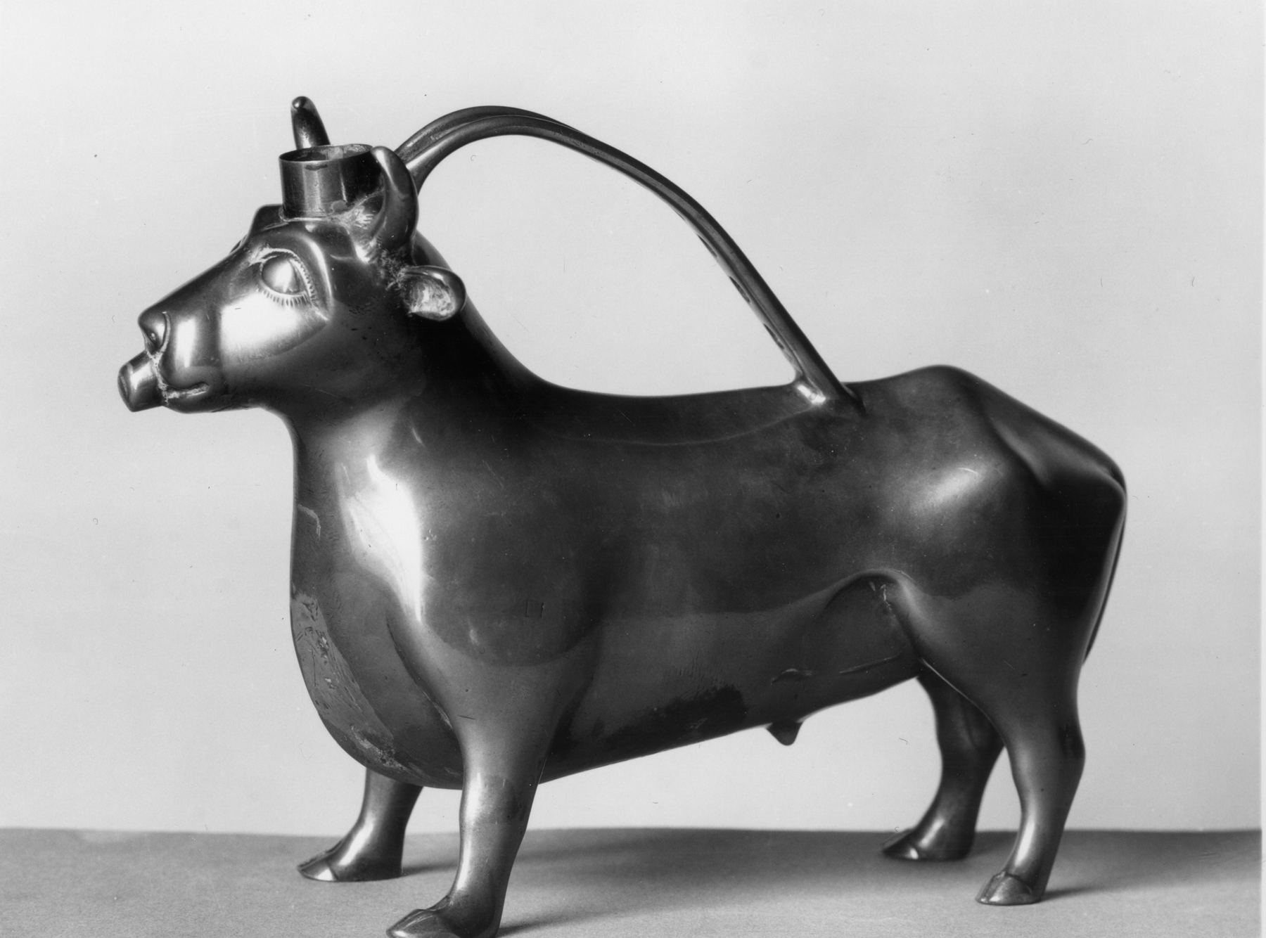 Image for Aquamanile vessel for pouring; BULL