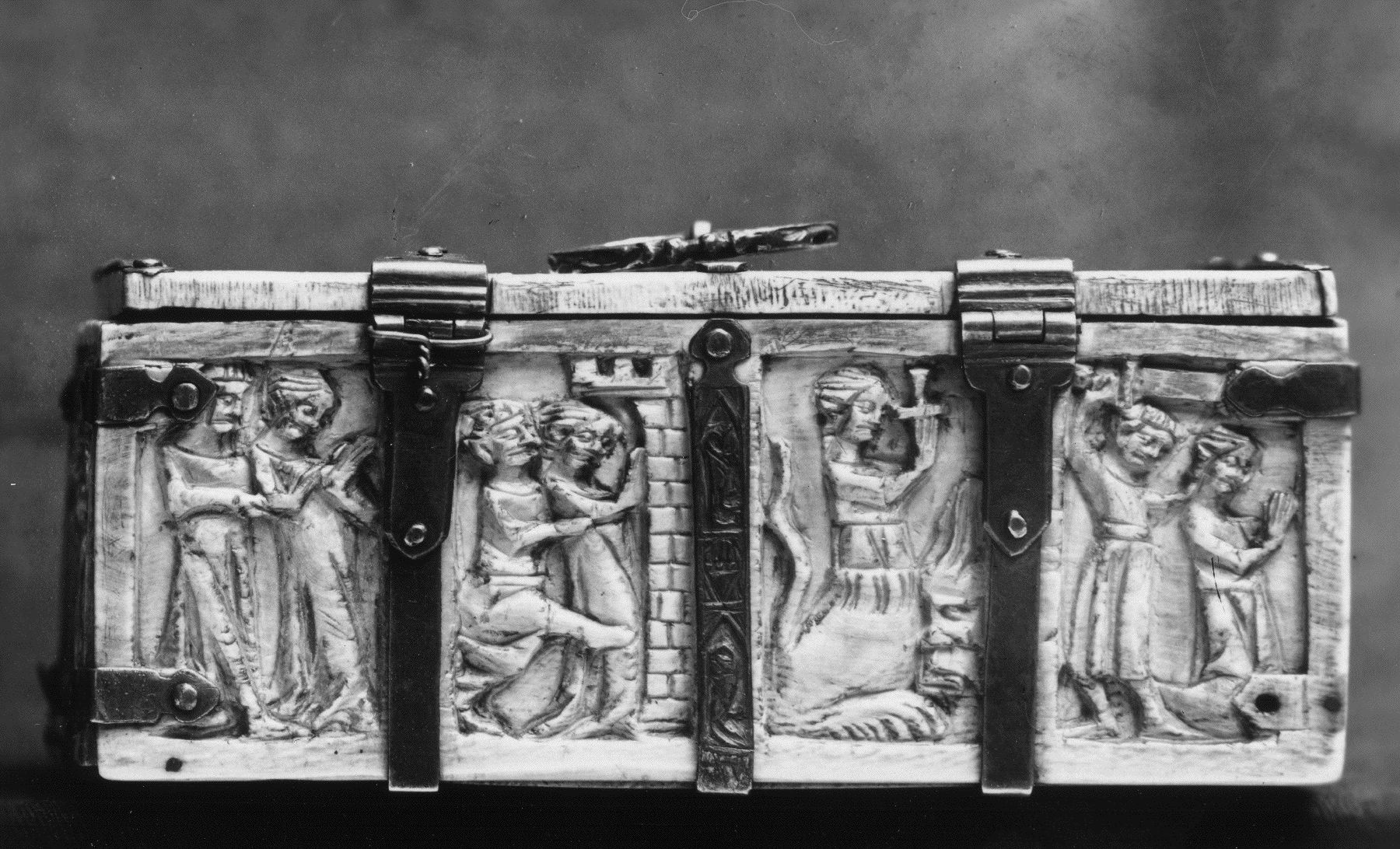Image for Casket with Scenes from the Lives of the Virgin and Saint Margaret