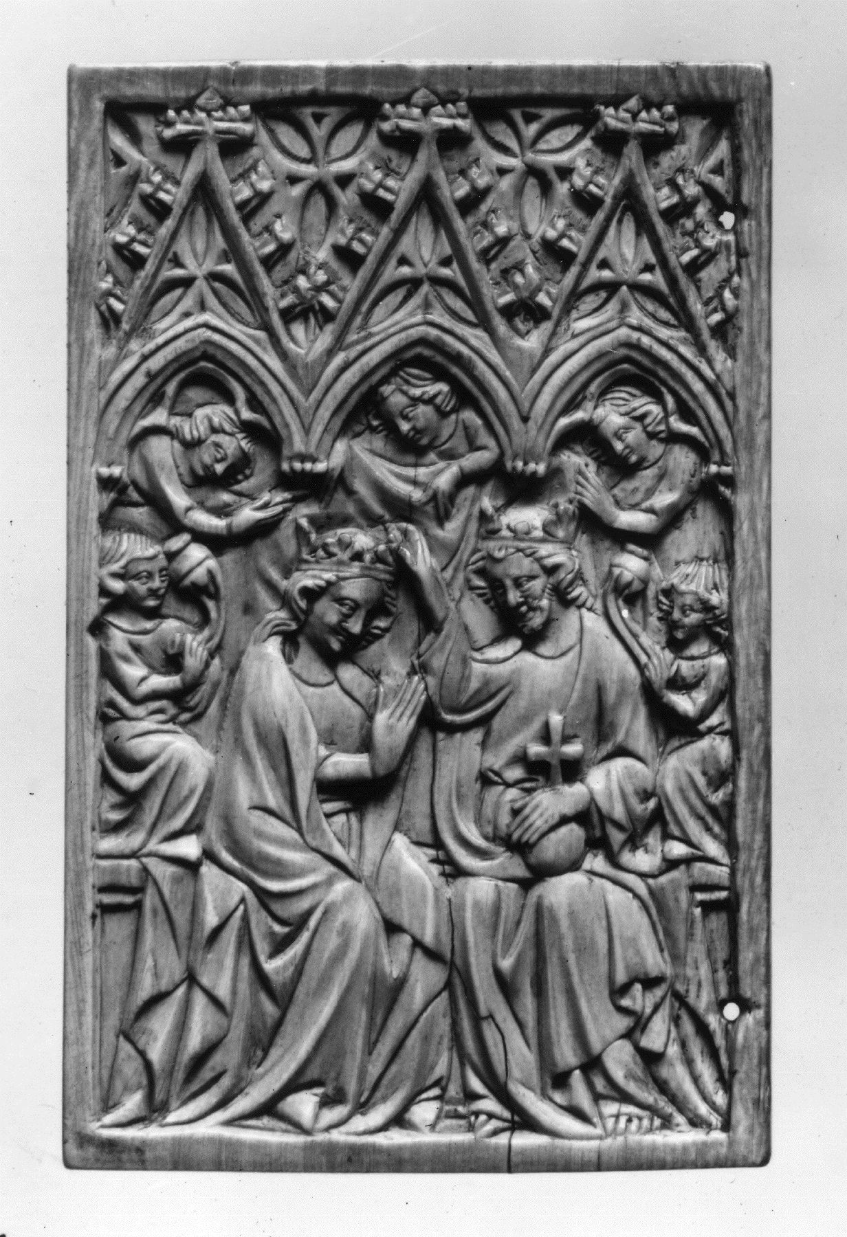 Image for Wax Tablet with the Coronation of the Virgin