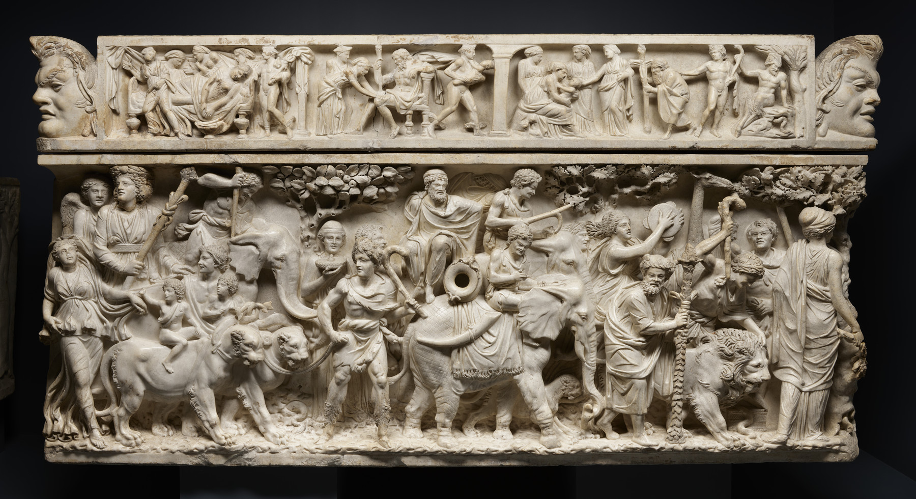 Image for Sarcophagus with the Triumph of Dionysus