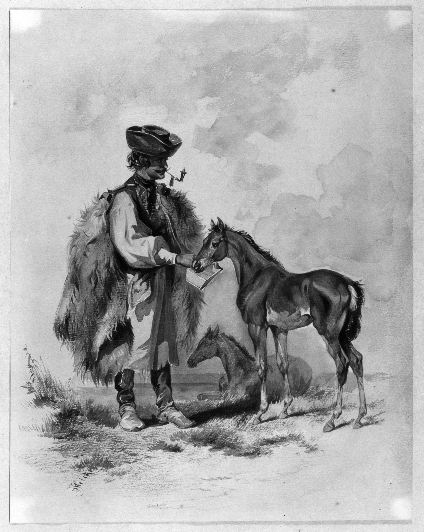 Image for Peasant Feeding a Colt