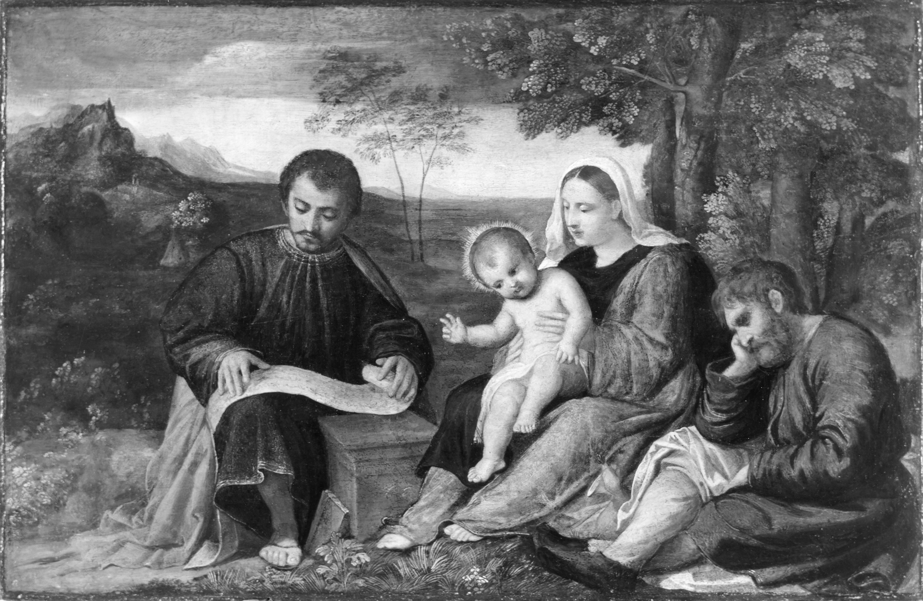 Image for The Holy Family with an Evangelist