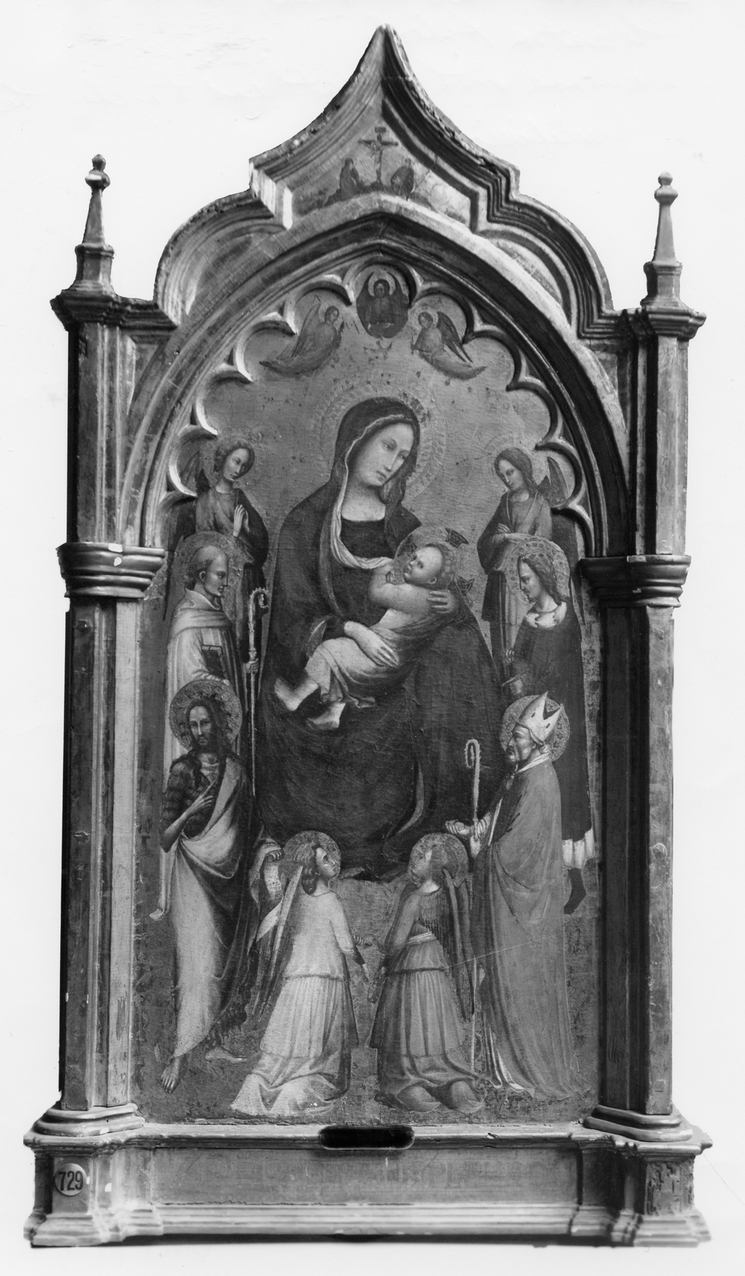Image for The Madonna of Humility with Saints and Angels