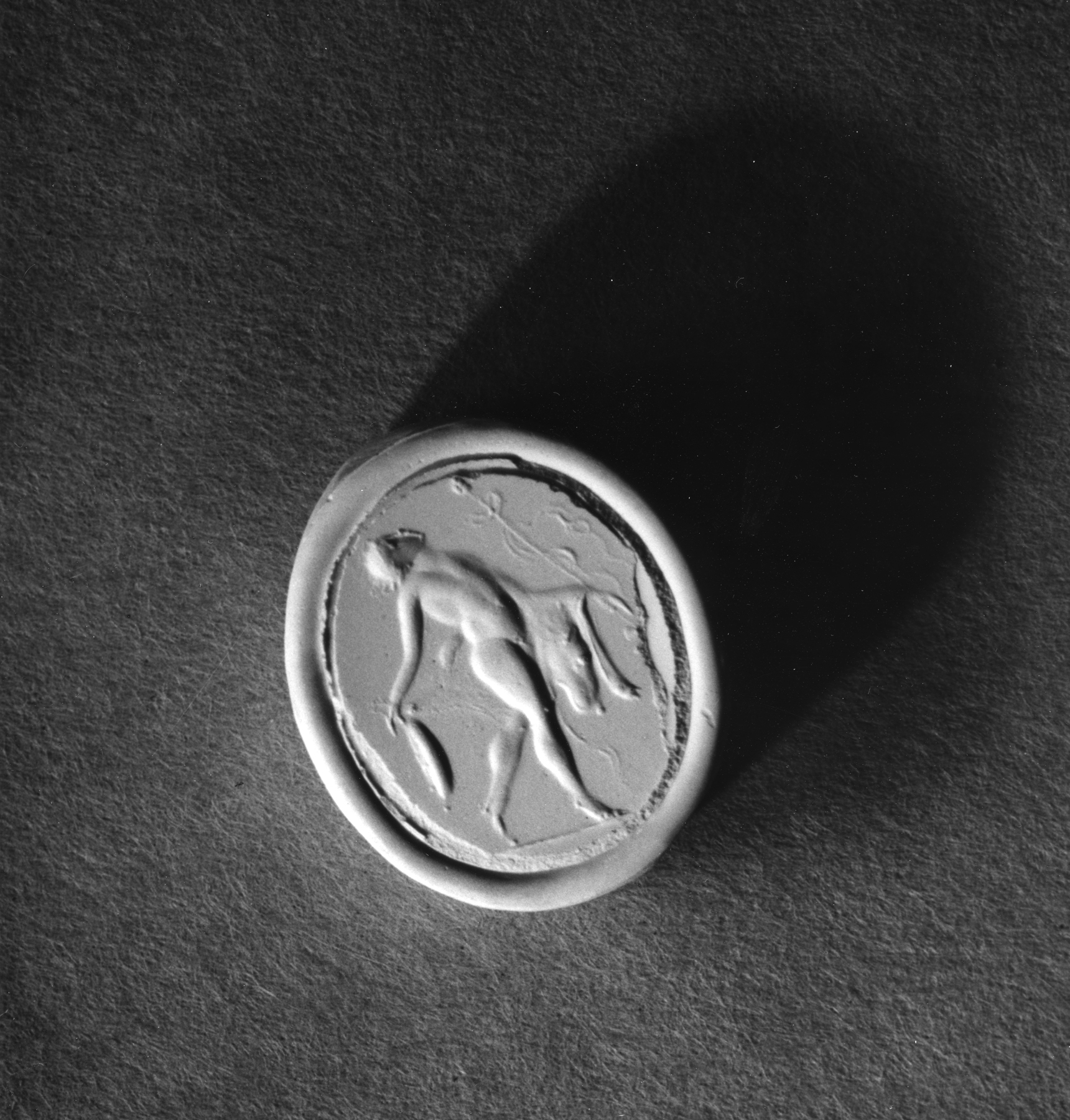 Image for Intaglio with a Dancing Satyr Set in a Ring