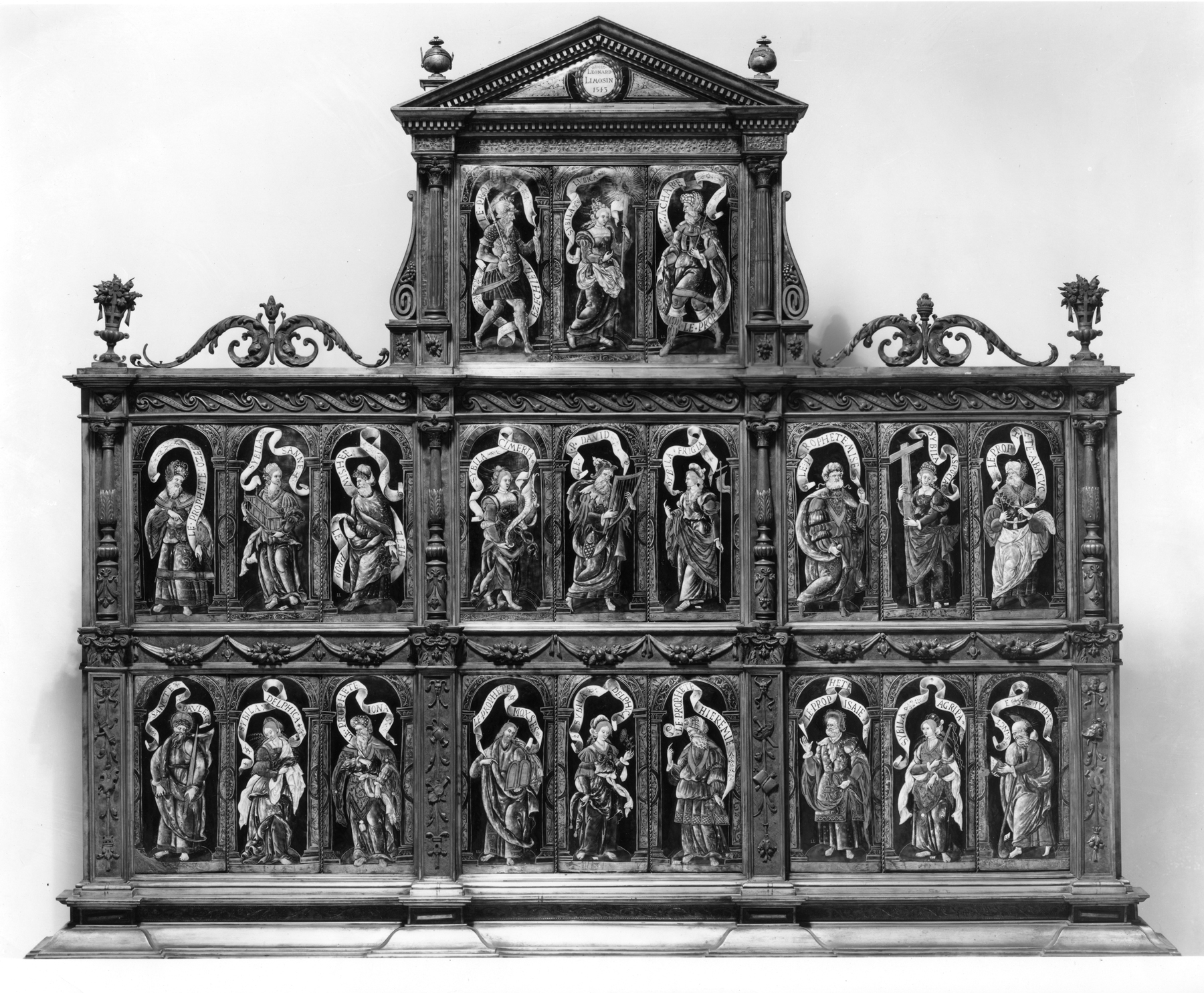 Image for Twenty-one Plaques Depicting Prophets, Apostles and Sibyls
