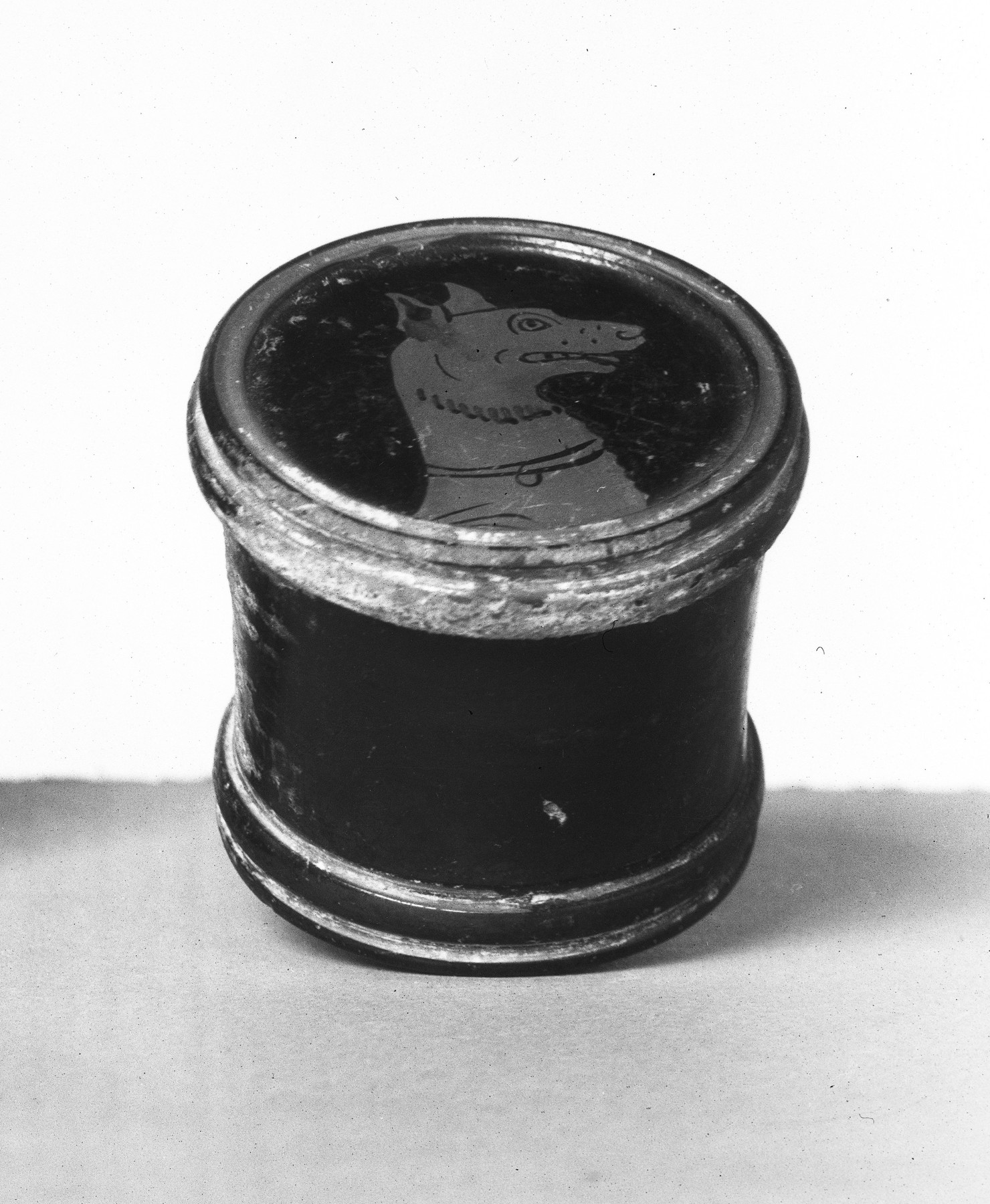 Image for Pyxis with Bust of a Dog