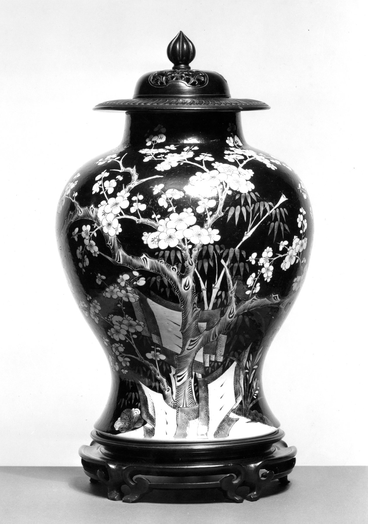Image for Vase with Flowering Plum Design