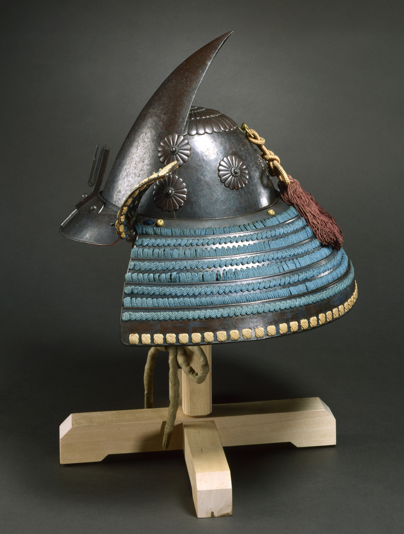 Image for Helmet ("Kabuto") with Chrysanthemums
